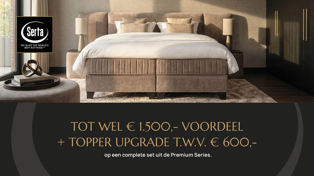 Serta actie banner mob
